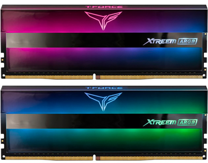 Оперативна пам'ять Team Group XTREEM ARGB DIMM DDR4-4000 32768MB Dual Kit PC4-32000 Black (TF10D432G4000HC18LDC01) - зображення 1