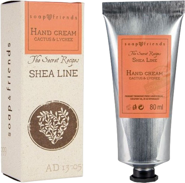 Krem do rąk SOAP & Friends Shea Line Kaktus 80 ml (5903031201451) - obraz 1