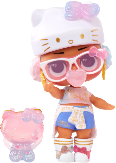 Лялька з аксесуарами L.O.L. Surprise Loves Hello Kitty Tot Crystal Cutie в кулі (0035051503835) - зображення 2