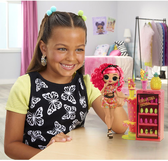 Лялька з аксесуарами L.O.L. Surprise OMG Sweet Nails Pinky Pops Fruit Shop (0035051503842) - зображення 5