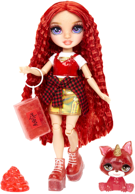 Лялька з аксесссуарами Rainbow High Classic Fashion Doll Ruby Червона (0035051120179) - зображення 2