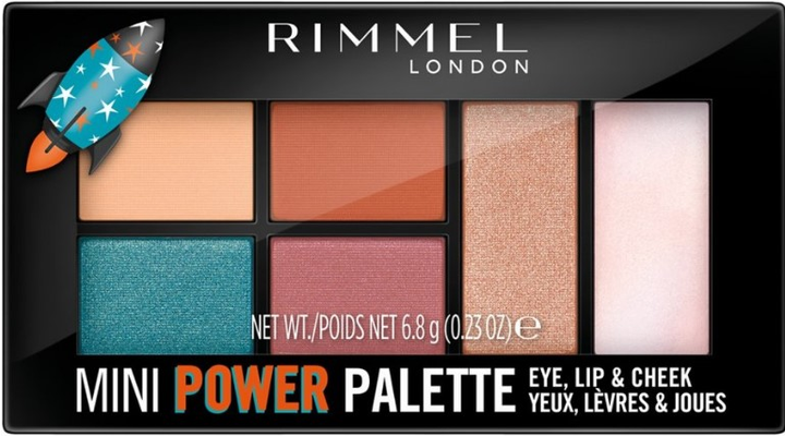 Paleta do makijażu Rimmel Mini Power do oczu, ust i policzków 4 Pioneer 6.8 g (3614228937436) - obraz 1