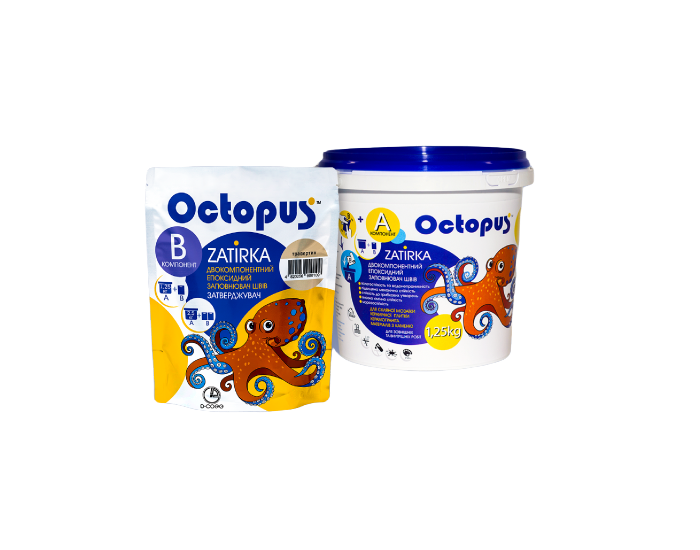 Затирка для плитки Octopus Zatirka 8009 эпоксидная 1,25 кг - изображение 2