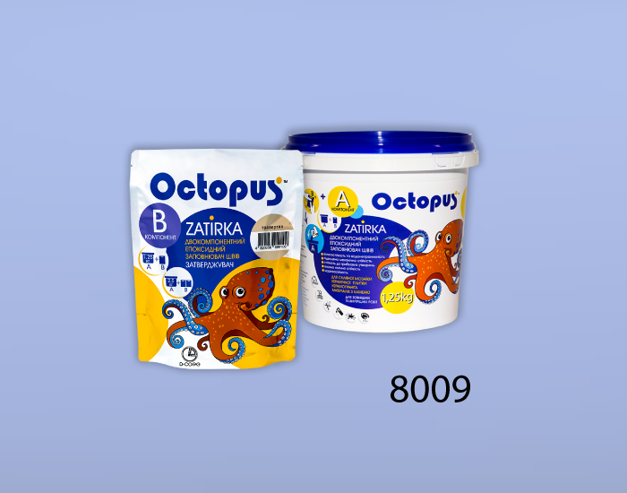Затирка для плитки Octopus Zatirka 8009 эпоксидная 1,25 кг - изображение 3