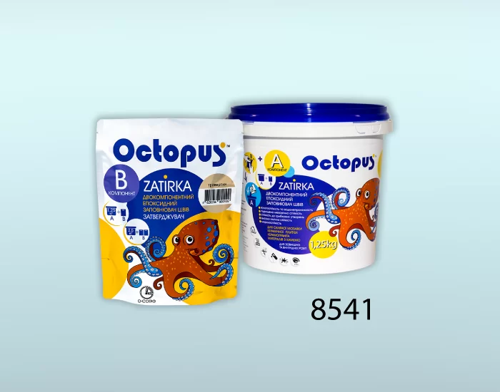 Затирка для плитки Octopus Zatirka 8541 епоксидна 1,25 кг - зображення 2
