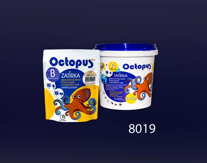 Затирка для плитки Octopus Zatirka 8019 эпоксидная 1,25 кг - изображение 2