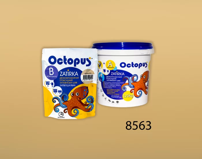 Затирка для плитки Octopus Zatirka 8563 епоксидна 1,25 кг - зображення 2