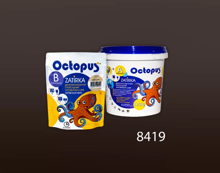 Затирка для плитки Octopus Zatirka 8419 эпоксидная 1,25 кг - изображение 2