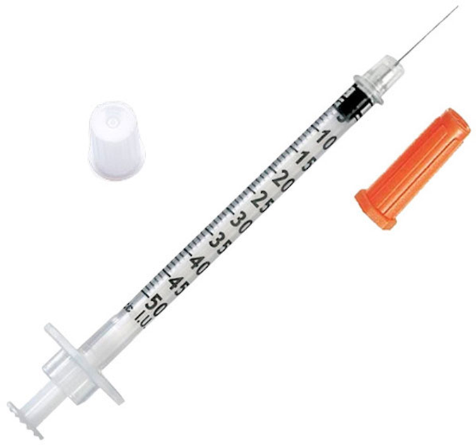 Шприц інсуліновий ICO Syringe Insulin 0.5 мл 33 x 12 мм 10 шт (8499991651001) - зображення 1