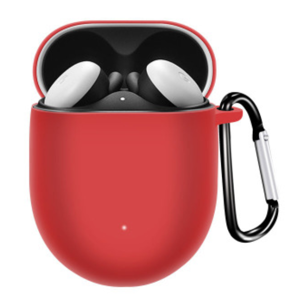 Чохол-накладка DK Silicone Candy Friendly з карабіном для Google Pixel Buds 2 (red) - Фото 1 Чохол-накладка DK Silicone Candy Friendly з карабіном для Google Pixel Buds 2 (red) - зображення 1