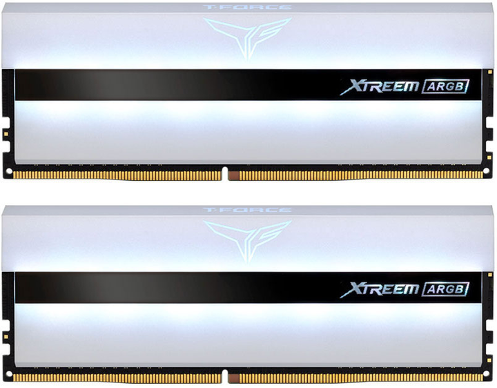 Pamięć Team Group DDR4-3600 16384MB PC4-28800 (Kit of 2x8192) XTREEM ARGB White (765441653795) - obraz 1