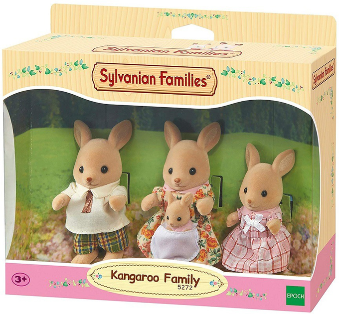 Набір фігурок Sylvanian Families Kangaroo Family 4 шт (5054131052723) - зображення 1