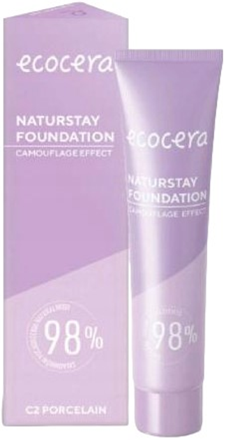 Podkład do twarzy Ecocera Naturstay C2 Porcelain 30 ml (5908217993786) - obraz 1