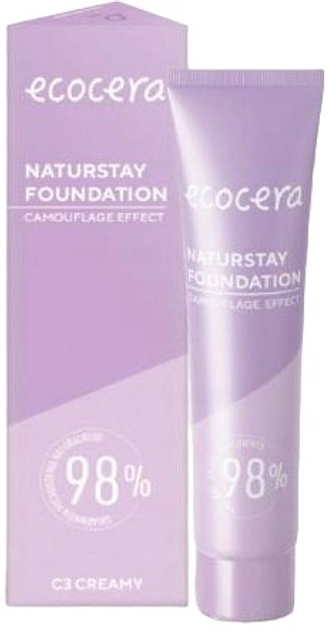 Podkład do twarzy Ecocera Naturstay C3 Creamy 30 ml (5908217993793) - obraz 1