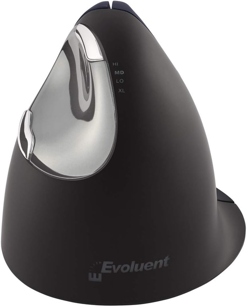 Вертикальная беспроводная мышка Evoluent VM4RW Черно-серебристая Factory Recertified g8 - изображение 3