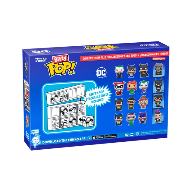 Набір ігрових фігурок Bitty Pop! серії DC (4 фігурки асорт.) - Фото 2 Набір ігрових фігурок Bitty Pop! серії DC (4 фігурки асорт.) - изображение 2