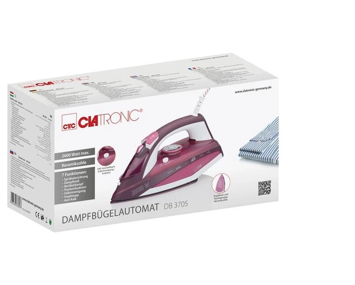 Мощный паровой утюг Clatronic DB 3705 - изображение 6