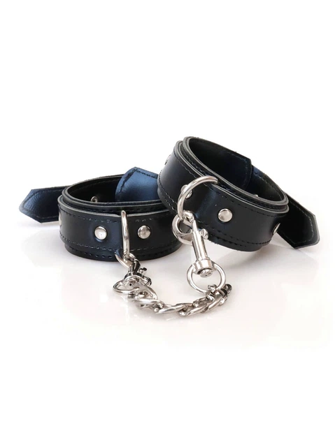 Наручники з екошкіри Art of Sex Handcuffs Emoji Чорні One Size - Фото 1 Наручники з екошкіри Art of Sex Handcuffs Emoji Чорні One Size - зображення 1