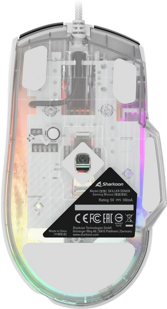 Mysz Sharkoon Skiller SGM35 White (4044951040223) - obraz 9