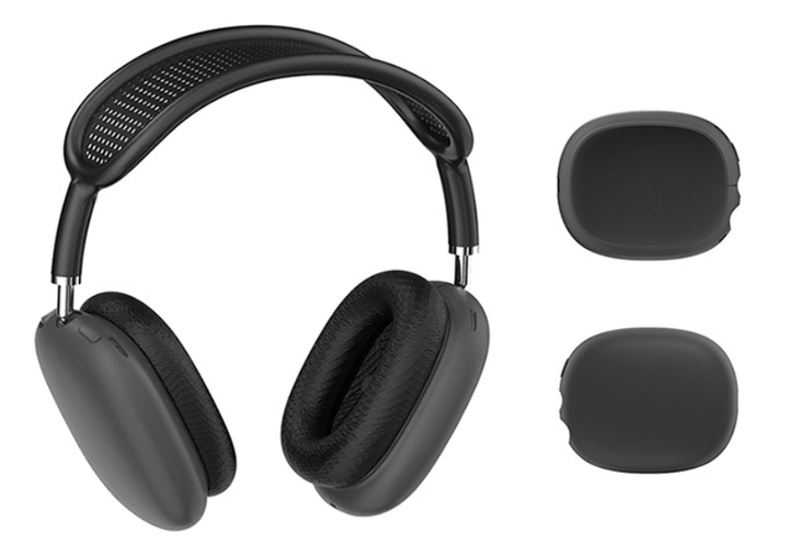 Чохол-накладка DK Silicone Candy Friendly для Apple AirPods Max 1 / 2 (black) - Фото 2 Чохол-накладка DK Silicone Candy Friendly для Apple AirPods Max 1 / 2 (black) - зображення 2