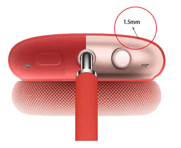 Чохол-накладка DK Silicone Candy Friendly для Apple AirPods Max 1 / 2 (red) - зображення 5