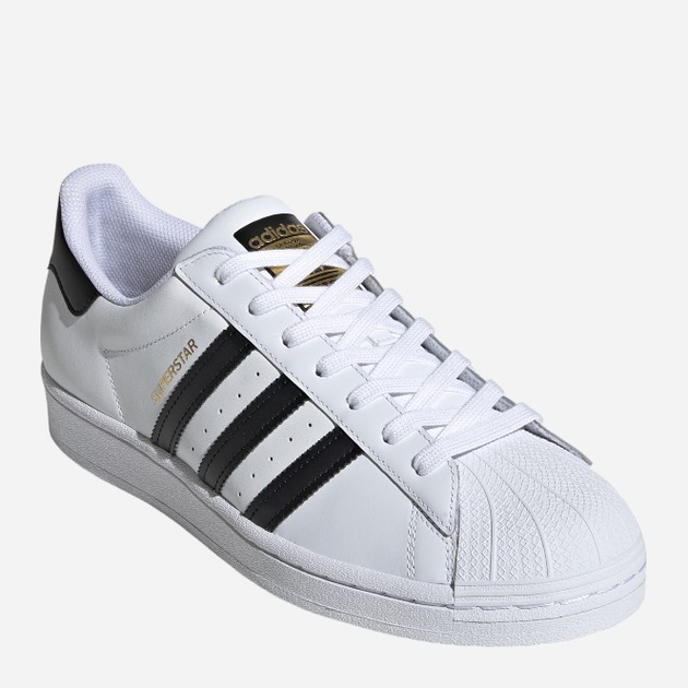 Sneakersy męskie skórzane do kostki adidas Originals Superstar EG4958 42.5 (UK 8.5) Białe (4062051415406) - obraz 2