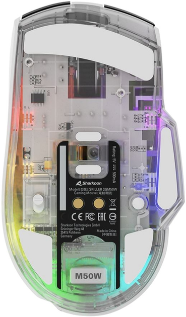 Mysz Sharkoon Skiller SGM50W White (4044951040247) - obraz 10