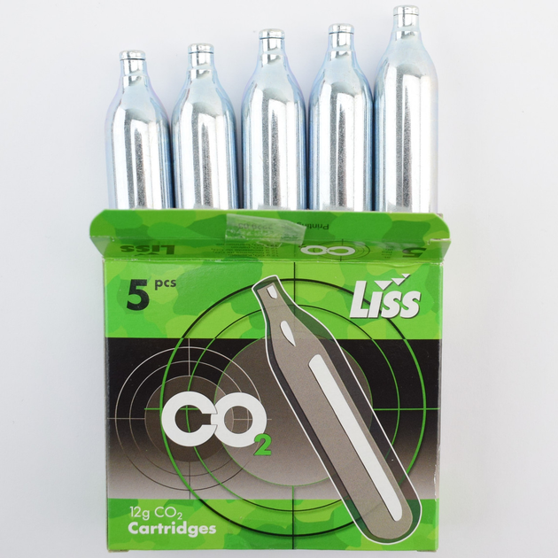 Баллоны CO2 12g Liss, 5 шт/уп - изображение 1