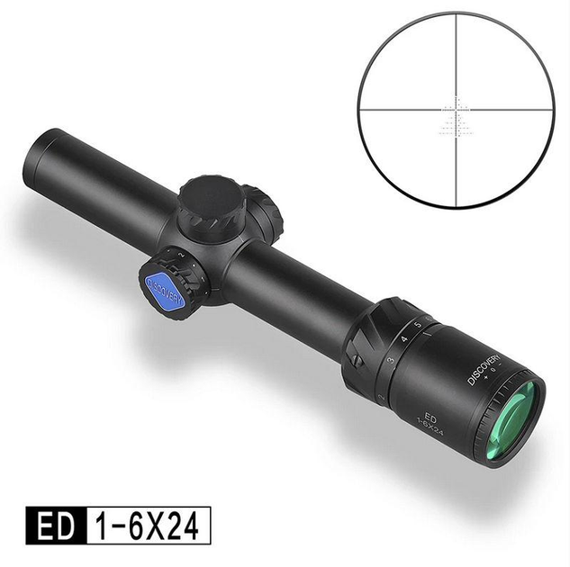 Оптичний приціл DISCOVERY OPTICS ED 1-6X24 FFP - зображення 1