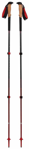 Трекінгові палиці Black Diamond Pursuit S/M сірий/червоний 1 пара 100-125 см (1879396) - зображення 8