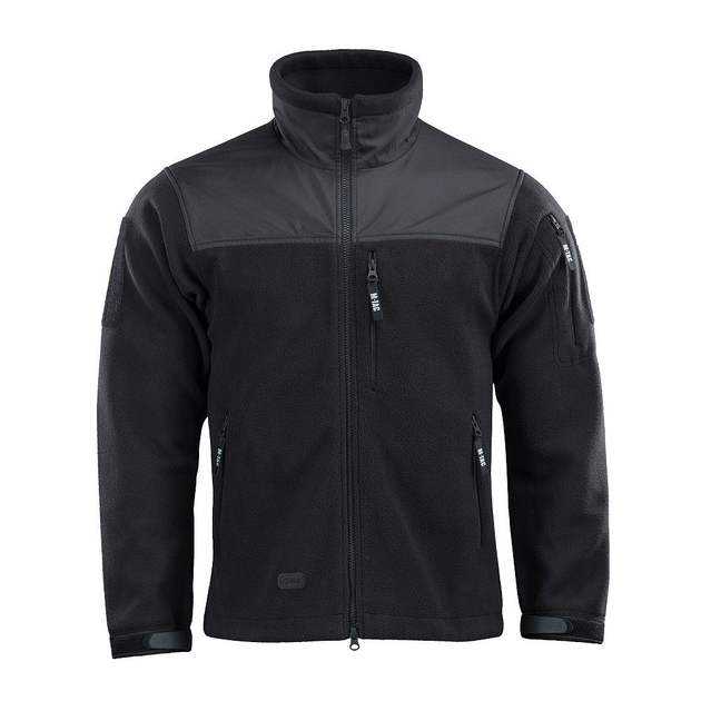 Тактическая армейская куртка M-Tac Alpha Microfleece Gen.II Black черный S - изображение 2