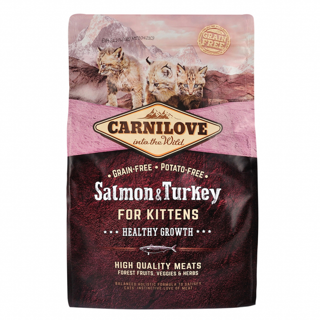 Сухой корм для кошек Carnilove Cat Kitten 2 кг (8595602512225) от ...