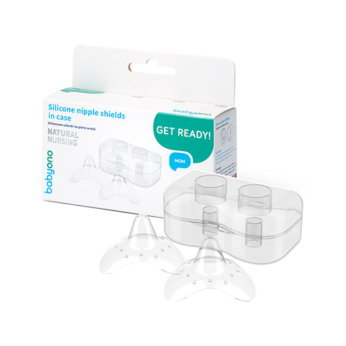Силіконові накладки на груди Natural Nursing (S) 2 шт. BabyOno 5901435412671 823/S - Фото 1 Силіконові накладки на груди Natural Nursing (S) 2 шт. BabyOno 5901435412671 823/S - зображення 1
