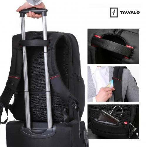 Рюкзак TAVIALO Smart TB20-1 чорний 20л (TB20-124BL) - Фото 12 Рюкзак TAVIALO Smart TB20-1 чорний 20л (TB20-124BL) - зображення 12