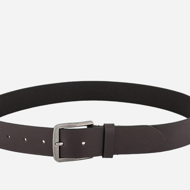 Ремінь чоловічий з натуральної шкіри Calvin Klein K50K511421-0HR 85 см Темно-коричневий (8720639172061) - зображення 5
