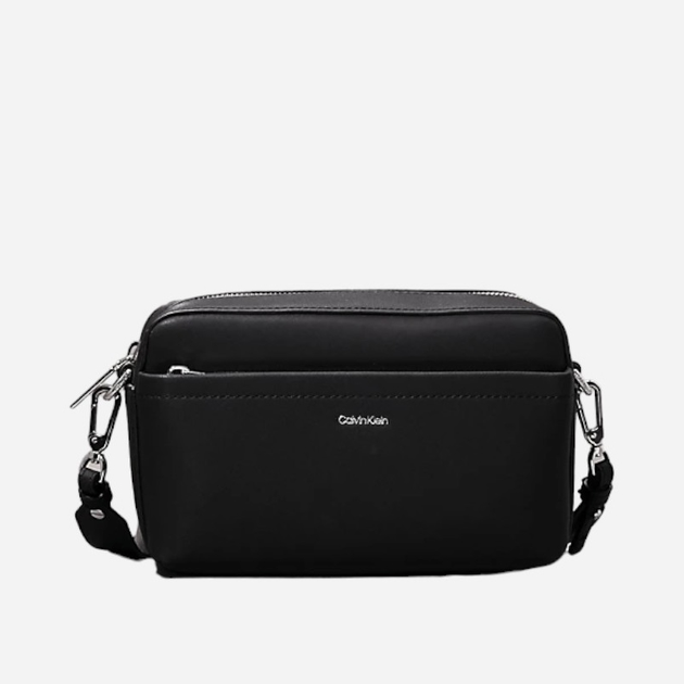 Torebka crossbody damska mała Calvin Klein K60K612280-BEH Czarna (8720639020171) - obraz 1