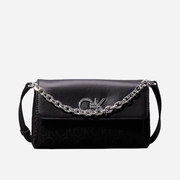 Torebka crossbody damska mała Calvin Klein K60K612642-0GK Czarna (8720639097135) - obraz 1