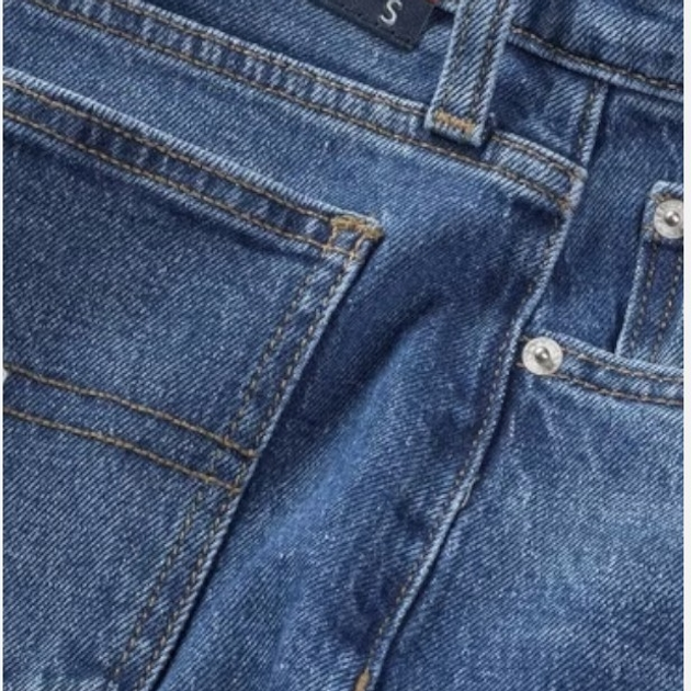 Jeansy slim fit damskie Tommy Hilfiger DW0DW19241-1BK W30L32 Niebieskie (8720636522029) - obraz 6