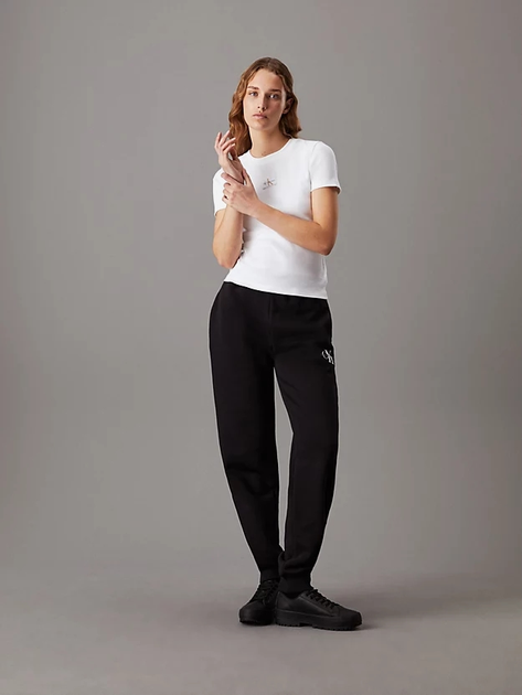 Спортивні штани жіночі Calvin Klein Jeans J20J223590-BEH M Чорні (8720109951417) - зображення 3