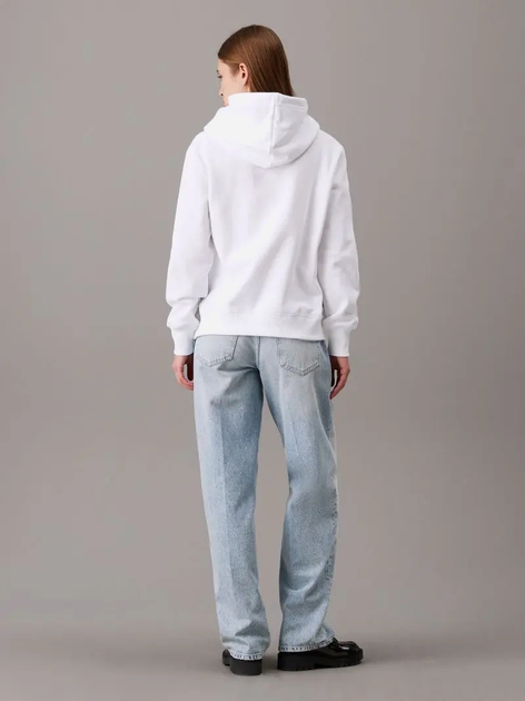 Худі жіноче Calvin Klein Jeans J20J223536-YAF XS Біле (8720109960006) - зображення 4