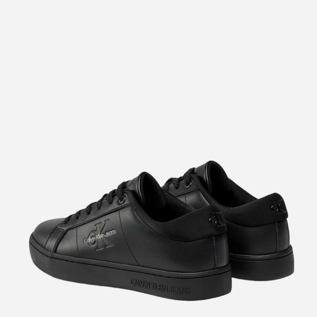 Sneakersy męskie skórzane do kostki Calvin Klein Jeans YM0YM00864 41 Czarne (8720109071887) - obraz 3