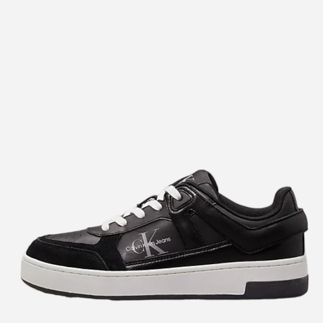 Sneakersy męskie skórzane do kostki Calvin Klein Jeans YW0YW01490-0GM 41 Czarne (8720109962802) - obraz 5