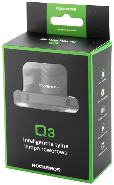 Велосипедний ліхтар задній Rockbros Q3 (7016802870027) - зображення 6