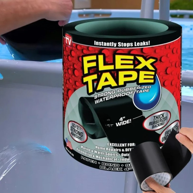 Сверхпрочная скотч-лента FLEX TAPE Black - изображение 4