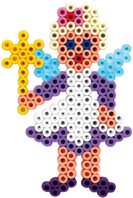 Zestaw mozaiki termicznej Hama Midi 4000 szt + 2 podskawy w pudełku upominkowym (0028178031381) - obraz 3