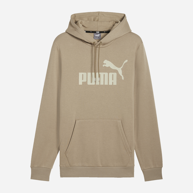 Худи мужское Puma Ess Big Logo Hoodie 58668713 XL Бежевое (4067981272792) - изображение 6