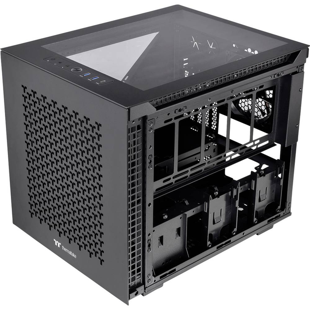 Obudowa Thermaltake Divider 200 TG Air Black (CA-1V1-00S1WN-01) - obraz 9