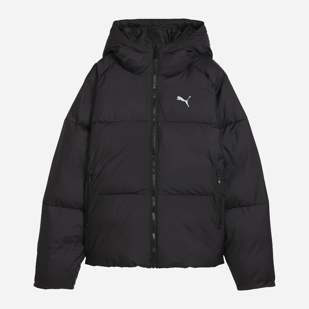 Куртка демисезонная с капюшоном женская Puma Poly Puffer 62648901 XXS Черная (4067981258376) - изображение 7