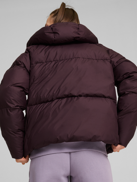 Куртка демисезонная с капюшоном женская Puma Poly Puffer 62648944 XS Фиолетовая (4067981231690) - изображение 2