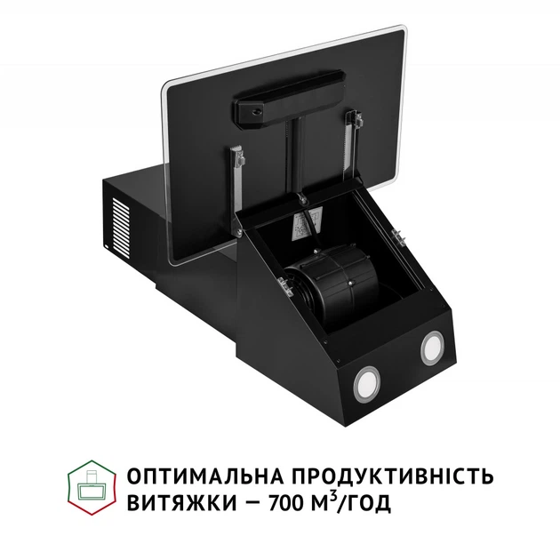Витяжка Perfelli VICCO 6HSR NERO - изображение 6